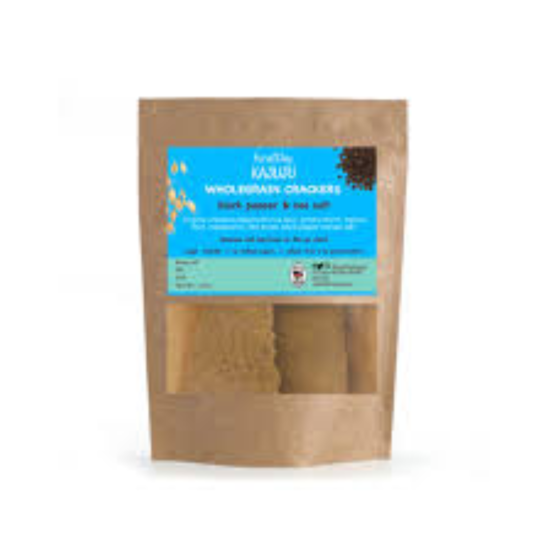 HEALTHY KAJUJU  CRACKER B/PEPPER N SEA SALT 100G